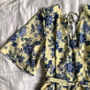Floral print romper